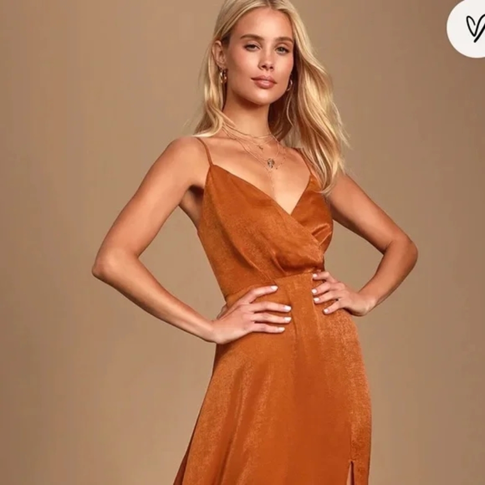 Lulu's Terracotta Maxi Dress